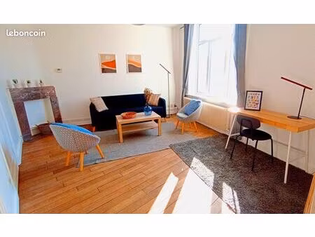 t2 50 m² meublé lambersart canon d’or proximité immédiate du centre de lille (à 2 min du v