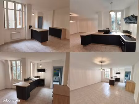 t3 meublé 63 m² - entièrement rénové - chartreux / cinq-avenues