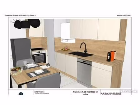 appartement 2 pièces 40 m²