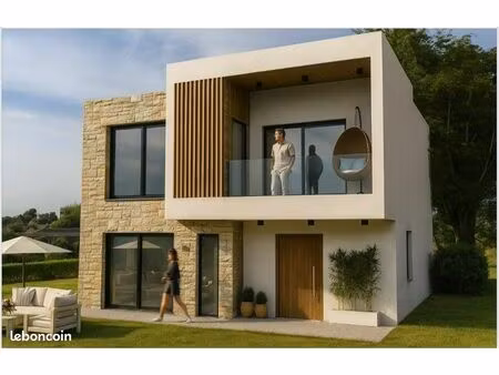 terrain 901 m² avec projet de maison d’architecte et piscine – les trois-lucs – marseille 