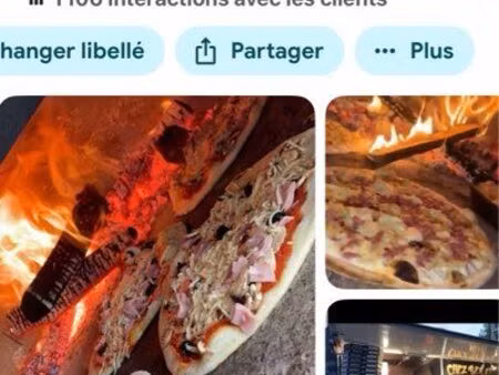 camion remorque pizza food truck