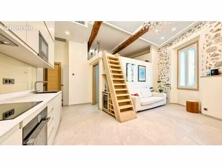 superbe 2/3 pièces mezzanine – 4 couchages - tout compris: wifi  électricité  eau  ménage 