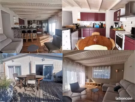 maison mobile bois 4 pièces – 85 m² + terrasse – villeneuve-loubet (06)