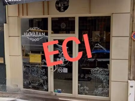 fonds de commerce restauration rapide 45 m²