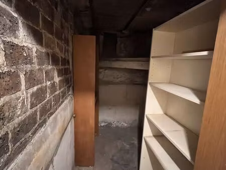 cave à vendre - paris 5 - sol béton - accès facile