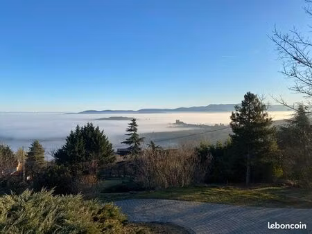 rare – vue panoramique alpes & pilat – villa rénovée 130 m²