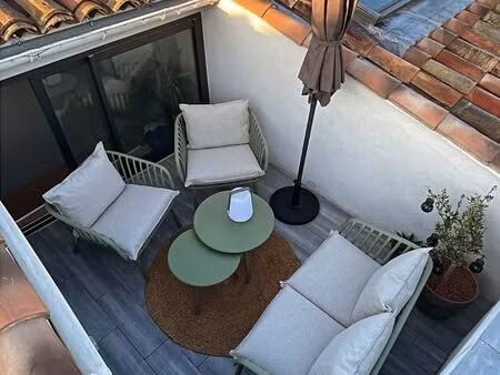 duplex avec terrasse sur les toits - meublé  équipé  climatisé