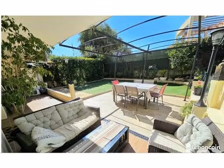 antibes appartement t5 de 92 m² en rez-de-jardin
