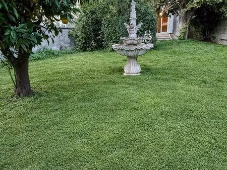 t3/4 coeur 8ème avec jardin et garage