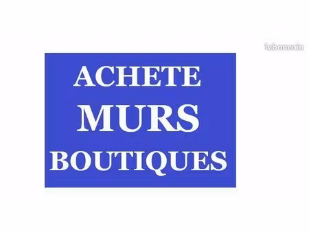 achete murs de boutiques