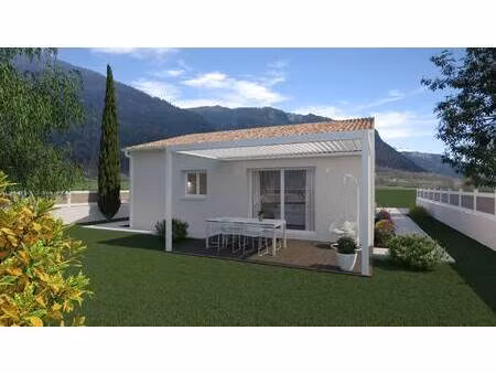 terrain avec maison neuve à vendre