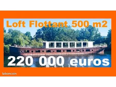 flottant de 500 m² – potentiel commercial illimité