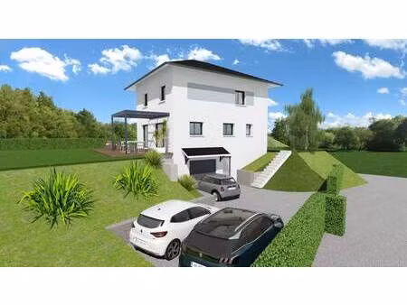terrain avec maison neuve à vendre