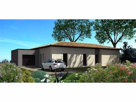 terrain avec maison neuve à vendre