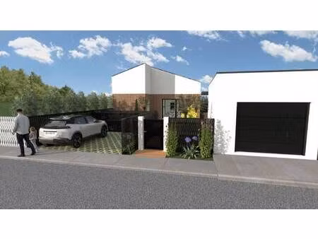 terrain avec maison neuve à vendre
