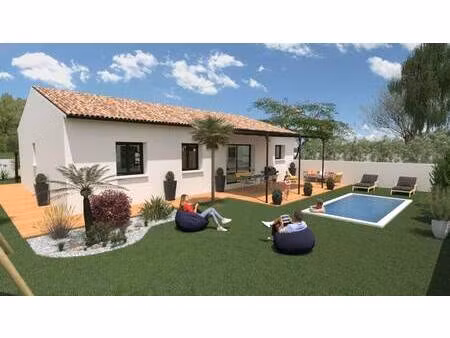 terrain avec maison neuve à vendre