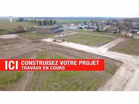 terrain constructible viabilisé à vendre