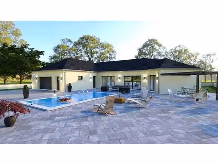 terrain avec maison neuve à vendre