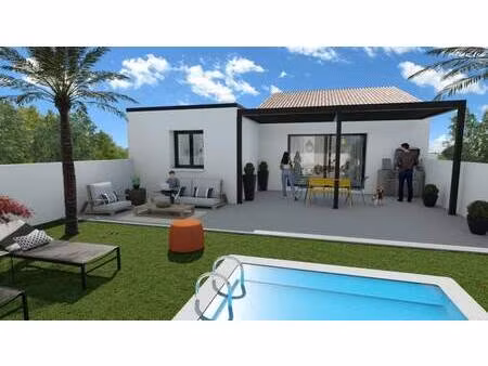 terrain avec maison neuve à vendre