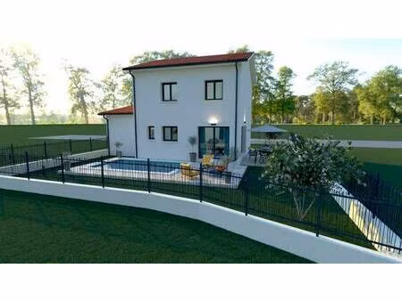 terrain avec maison neuve à vendre