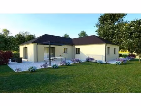 terrain avec maison neuve à vendre