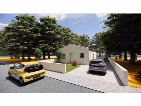 terrain avec maison neuve à vendre