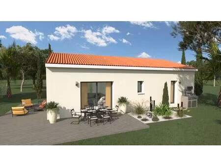 terrain avec maison neuve à vendre