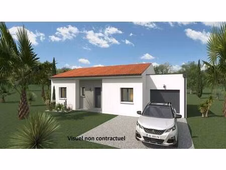 terrain avec maison neuve à vendre