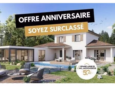 terrain avec maison neuve à vendre