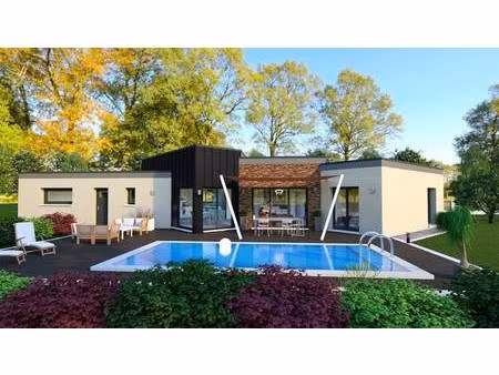 terrain avec maison neuve à vendre