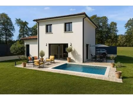 terrain avec maison neuve à vendre