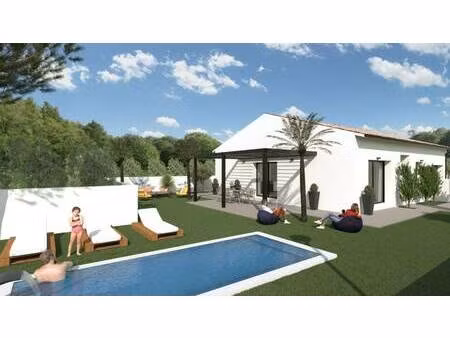 terrain avec maison neuve à vendre