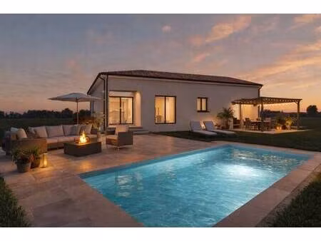 terrain avec maison neuve à vendre