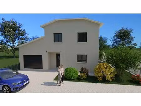 terrain avec maison neuve à vendre