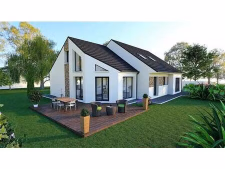 terrain avec maison neuve à vendre