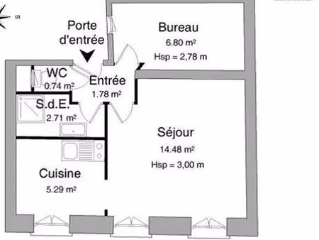 t1 meublé à louer au rouet pour etudiant