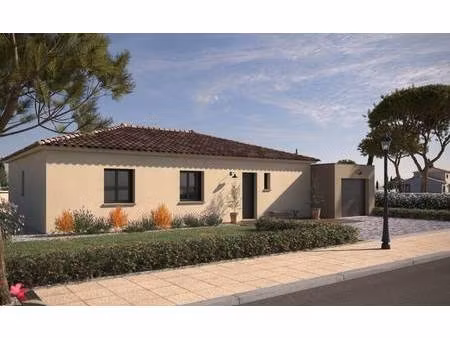 terrain avec maison neuve à vendre