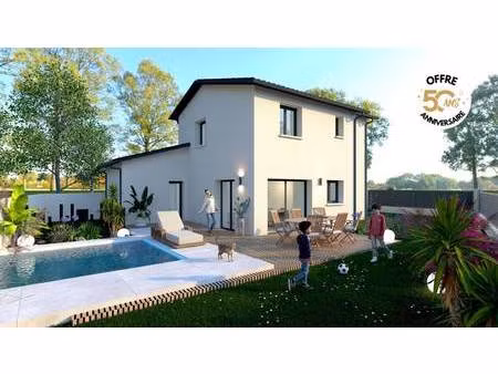 terrain avec maison neuve à vendre