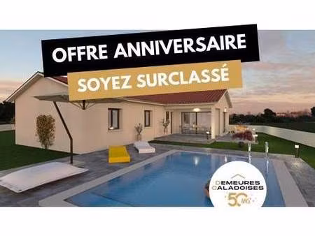 terrain avec maison neuve à vendre