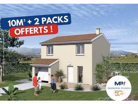 terrain avec maison neuve à vendre