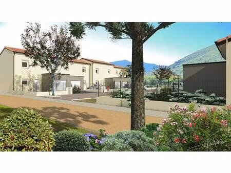 terrain avec maison neuve à vendre