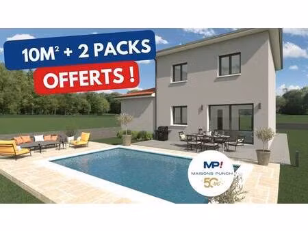 terrain avec maison neuve à vendre