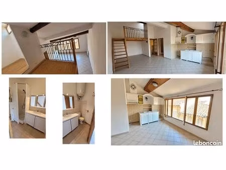 t2 70m² + garage à jouques