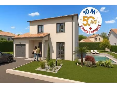 terrain avec maison neuve à vendre