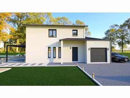 terrain avec maison neuve à vendre