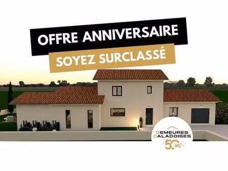 terrain avec maison neuve à vendre