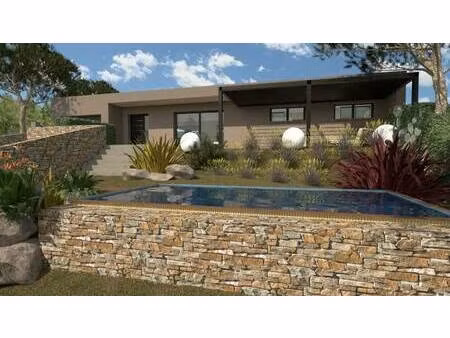 terrain avec maison neuve à vendre