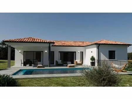 terrain avec maison neuve à vendre