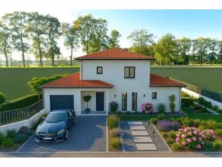 terrain avec maison neuve à vendre