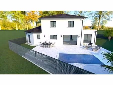 terrain avec maison neuve à vendre